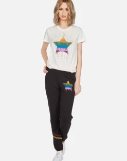 Outlet Crystal Dripping Star Vintage S/S Tee | Edda By Women Short Sleeve