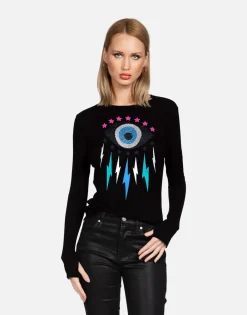 Hot Crystal Electric Star Eye | Mckinley X By Women Long Sleeve