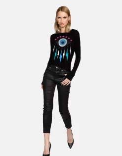Hot Crystal Electric Star Eye | Mckinley X By Women Long Sleeve
