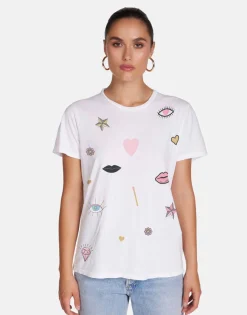 New Crystal Glam Vintage Tee In | Croft X By Women Short Sleeve