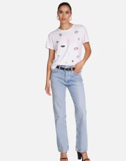 New Crystal Glam Vintage Tee In | Croft X By Women Short Sleeve
