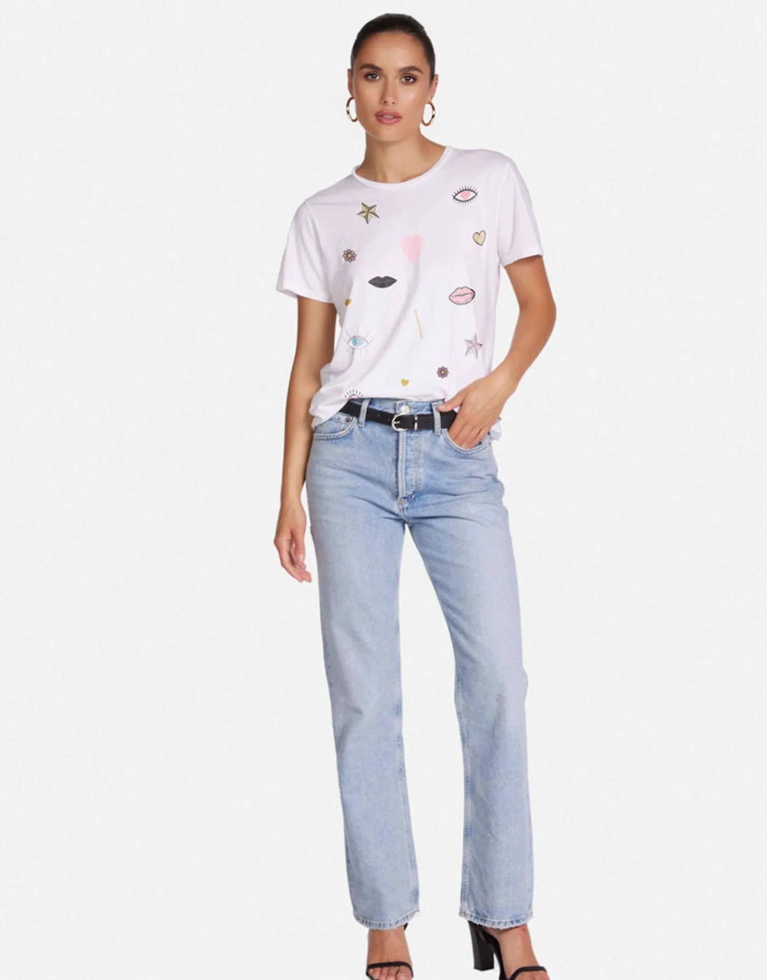 New Crystal Glam Vintage Tee In | Croft X By Women Short Sleeve