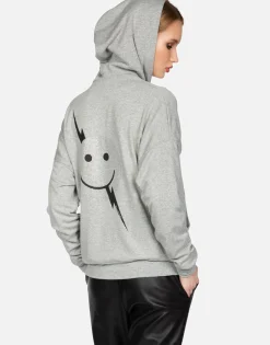Clearance Crystal Happy Lightning Love Zip Hoodie | Chandra By Women Hoodies