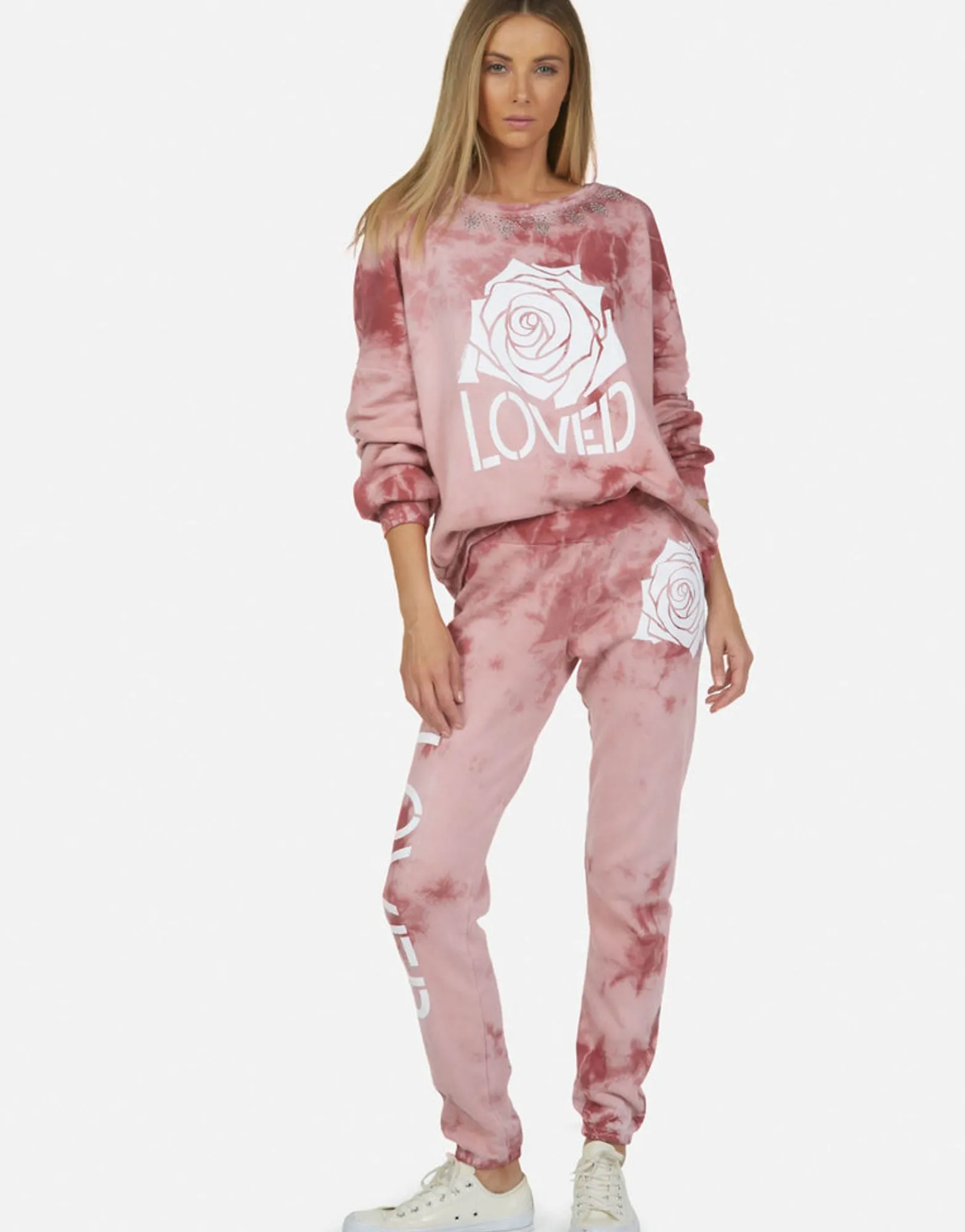 Best Crystal Loved Rose L/S Pullover | Sierra By Women Long Sleeve