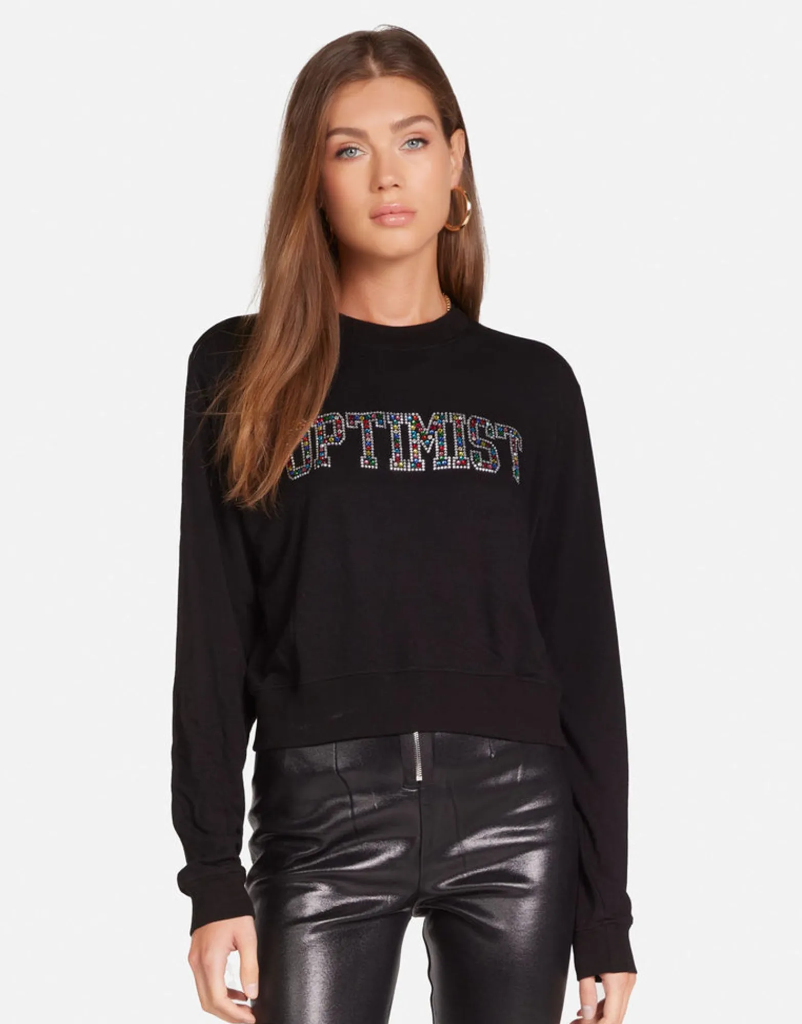 Flash Sale Crystal Optimist Pullover In | Spalding By Women Long Sleeve