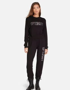 Flash Sale Crystal Optimist Pullover In | Spalding By Women Long Sleeve