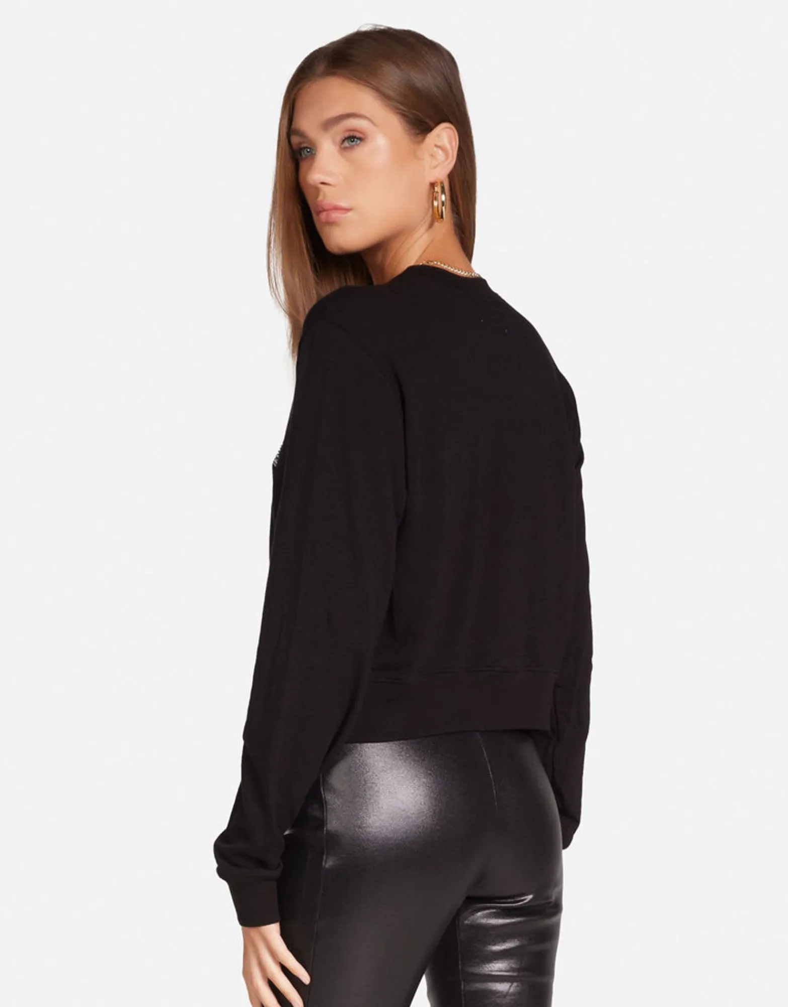 Flash Sale Crystal Optimist Pullover In | Spalding By Women Long Sleeve