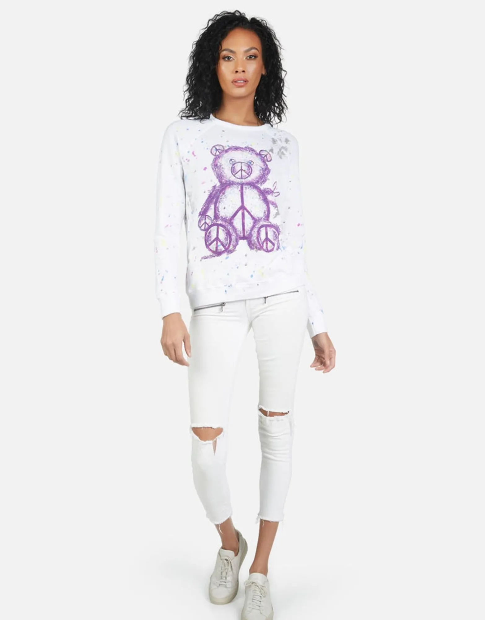 Best Sale Darby Peace Teddy Women Long Sleeve