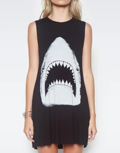 Cheap Deanna Large Shark Sleeveless Dress In | Women Dresses