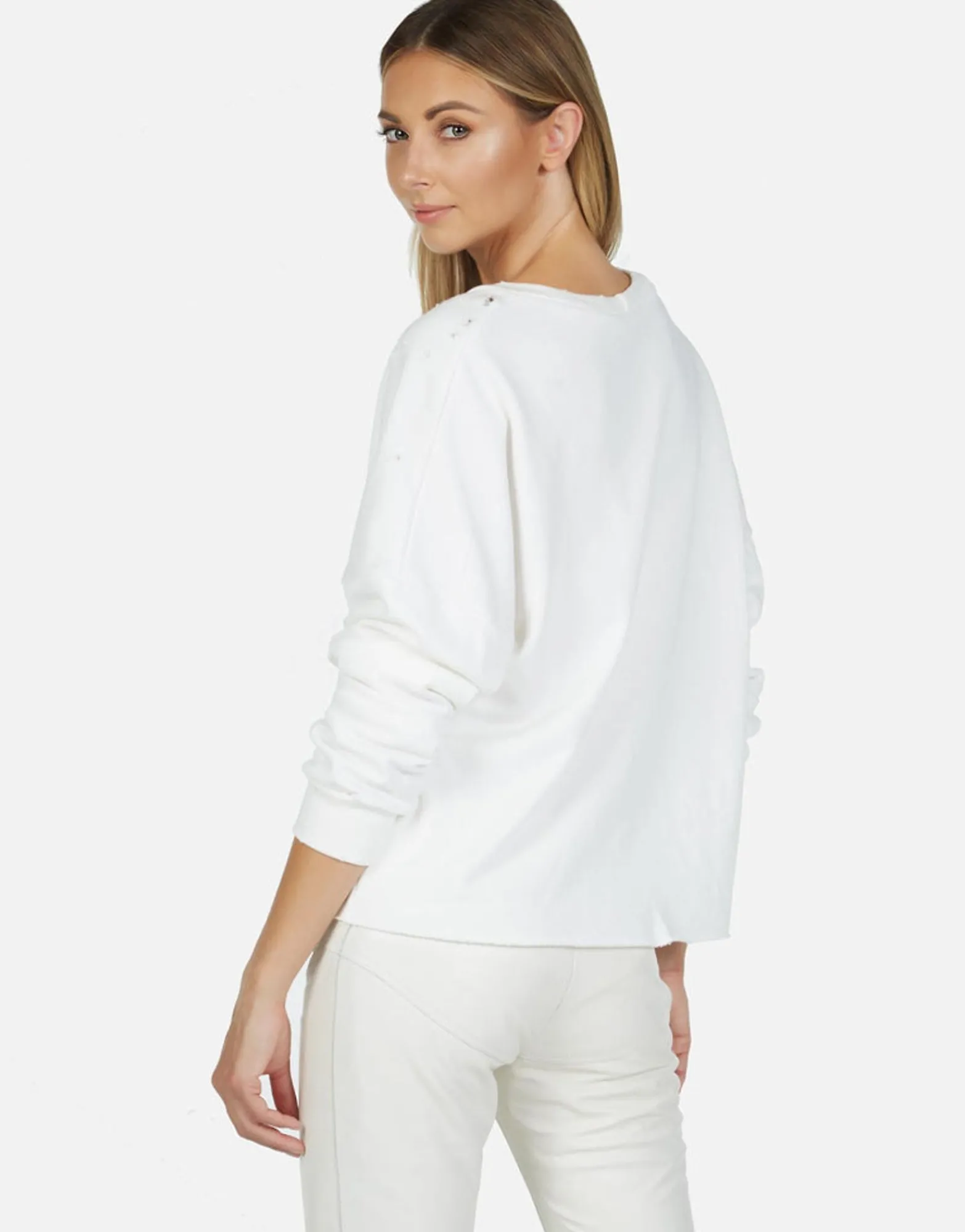 Sale Def Leppard Love Bites Classic L/S Crop Pullover | Lee By Women Long Sleeve