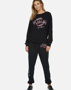 Sale Def Leppard Love Bites L/S Vintage Pullover By Women Long Sleeve