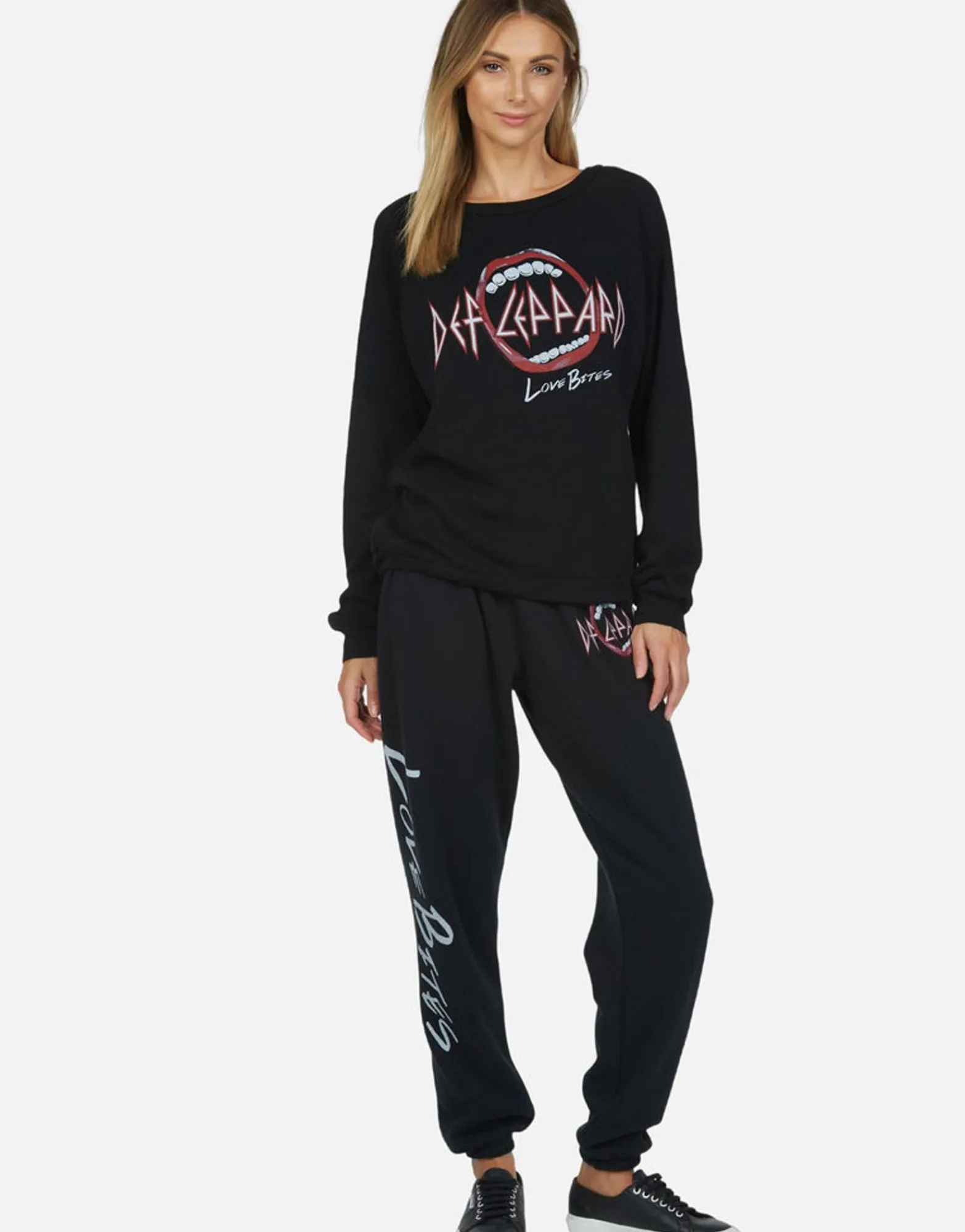 Sale Def Leppard Love Bites L/S Vintage Pullover By Women Long Sleeve