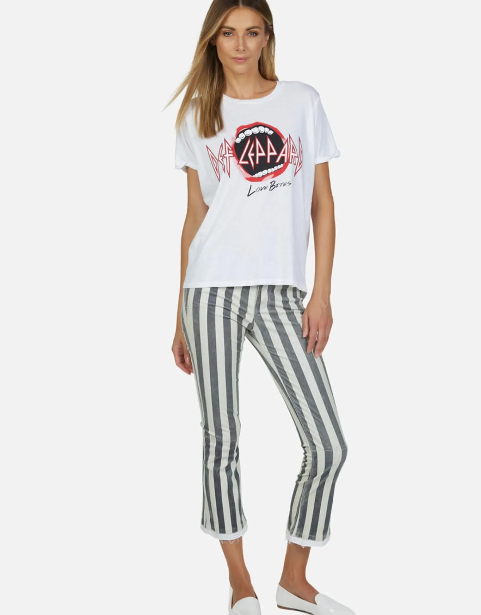 Best Sale Def Leppard Love Bites Vintage Ss Tee | Edda By Women Short Sleeve
