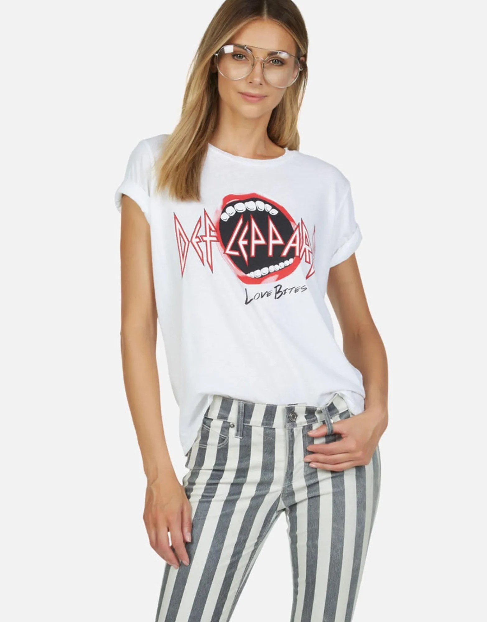 Best Sale Def Leppard Love Bites Vintage Ss Tee | Edda By Women Short Sleeve