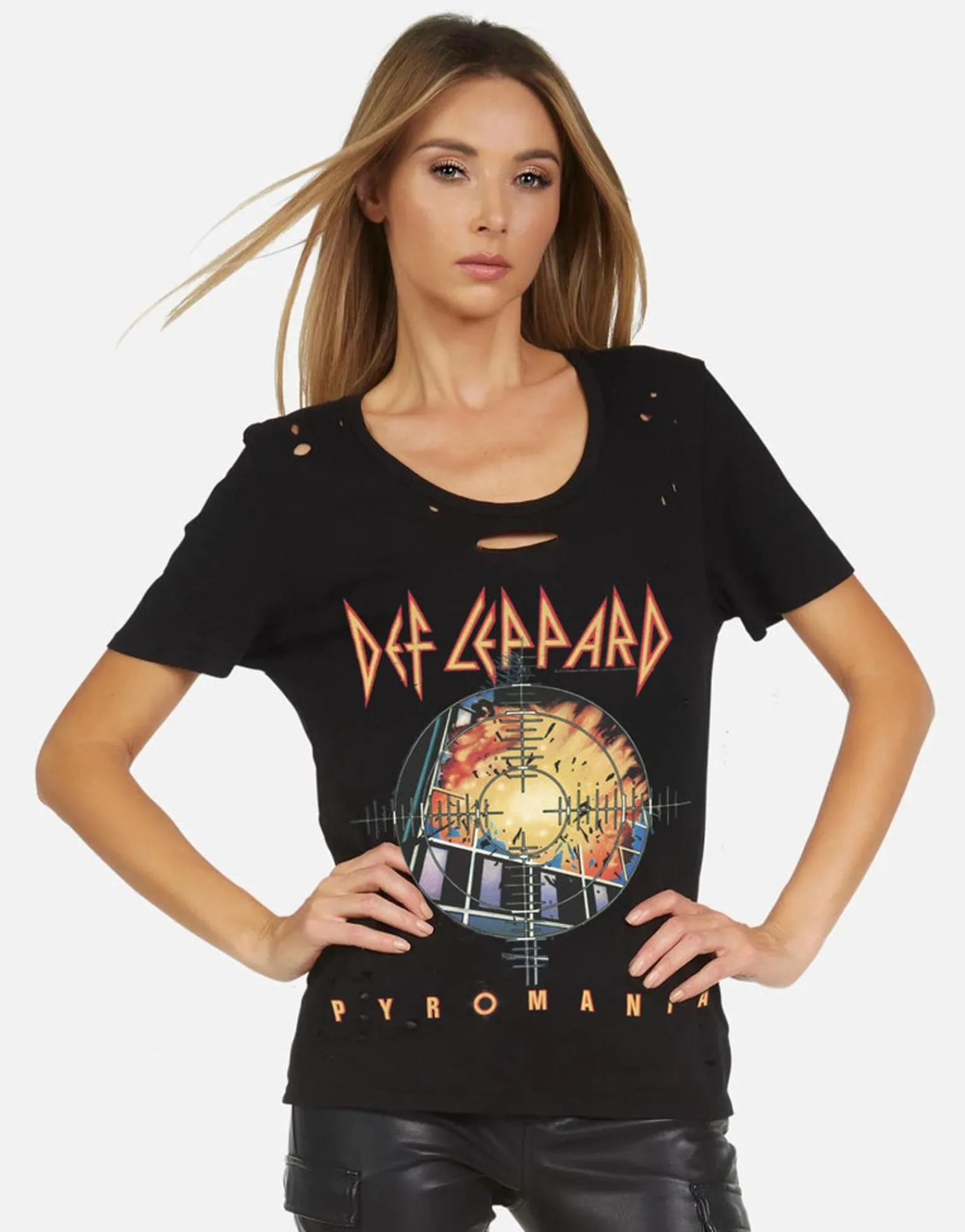 New Def Leppard Pyromania Vintage Tee | Myra X By Women Short Sleeve