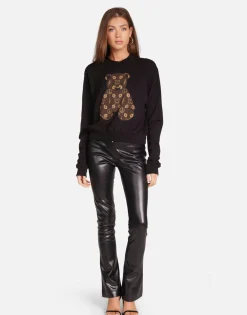 Online Designer Bear Crop Pullover In | Spalding By Women Long Sleeve
