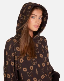Cheap Designer Bear Hoodie In Brown | Trina By Women Hoodies