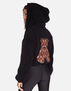 Fashion Designer Bear Sherpa Jacket In | Lumi By Women Jackets