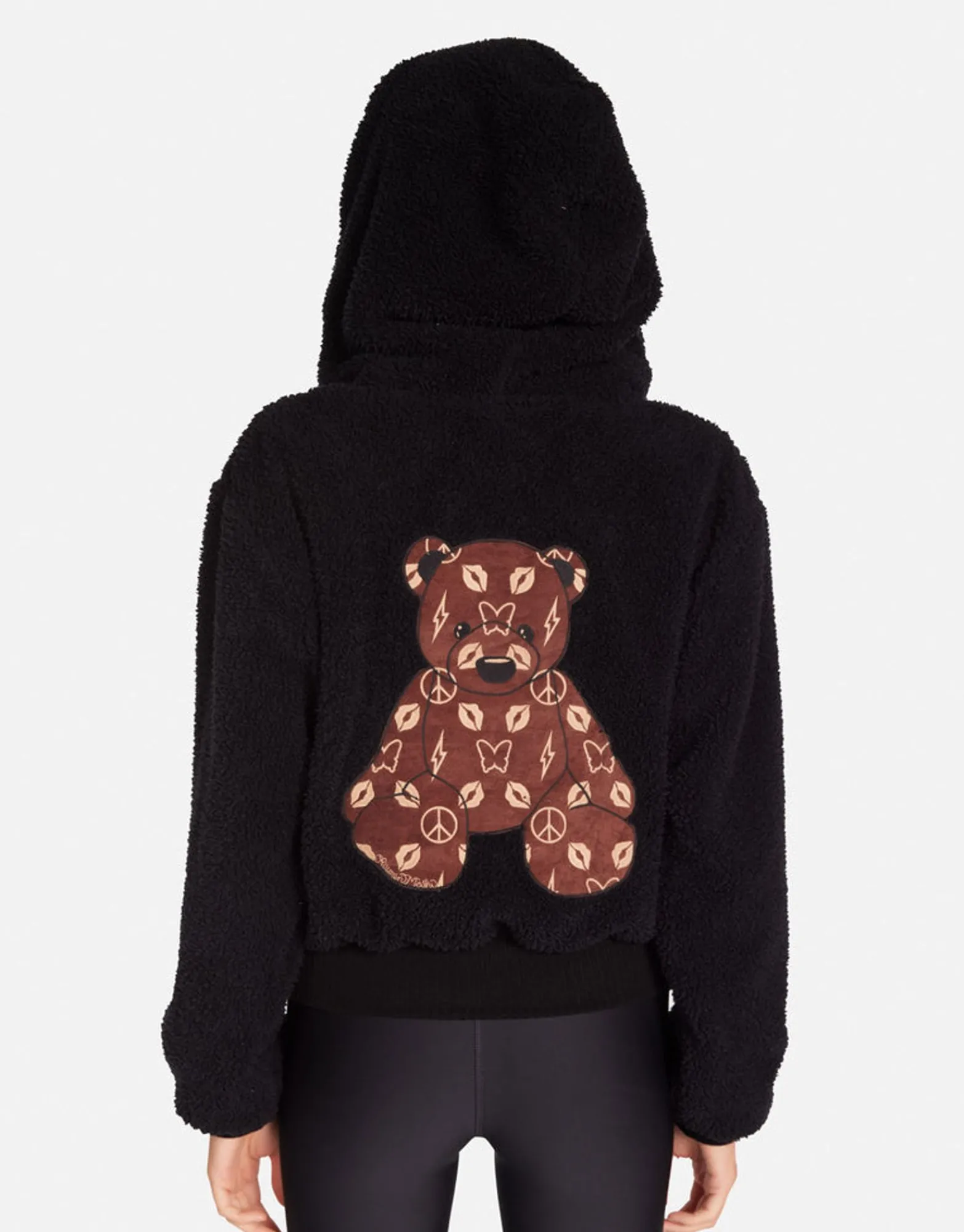 Fashion Designer Bear Sherpa Jacket In | Lumi By Women Jackets