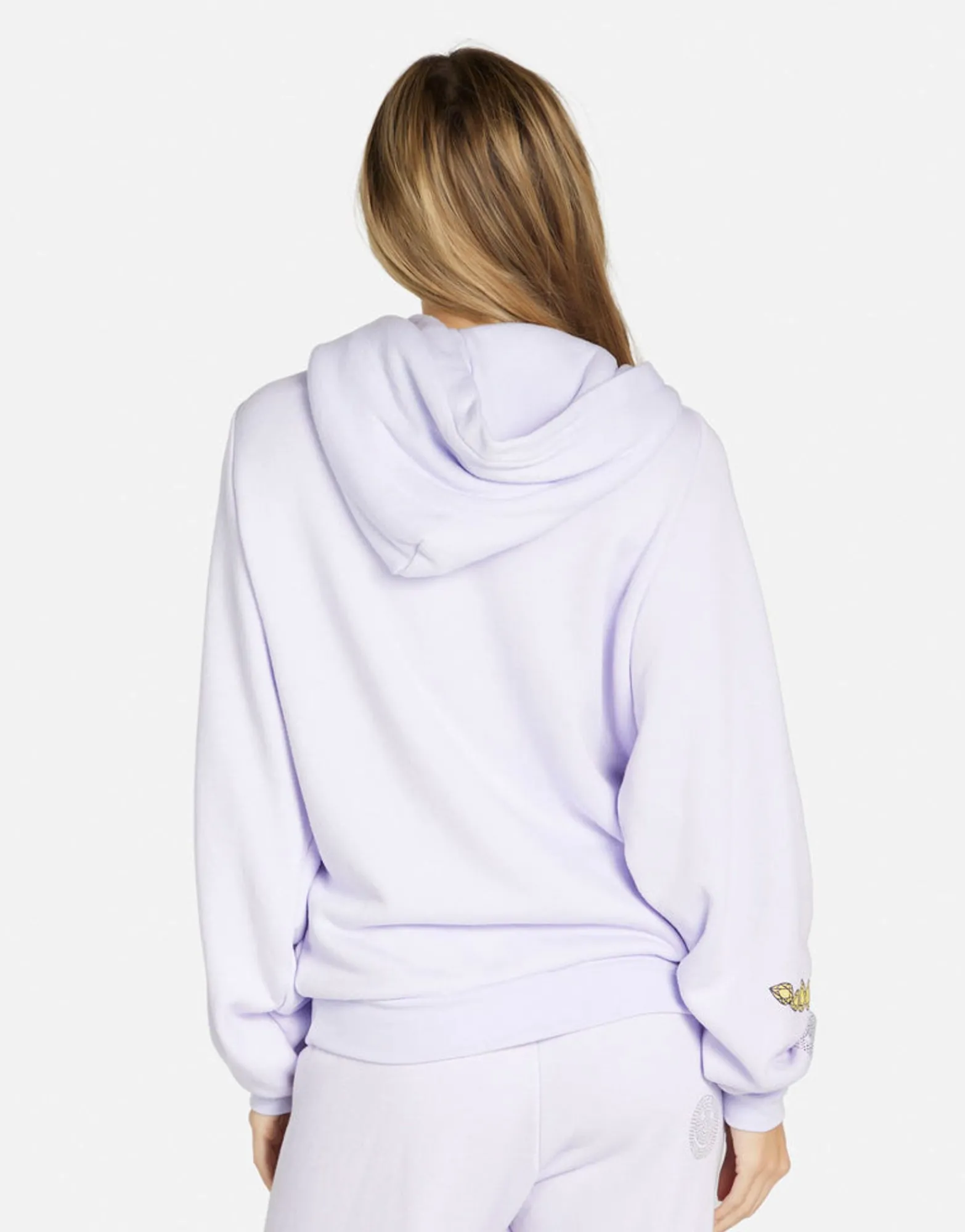 New Diamond Happyface Hoodie In Lt Purple | Trina By Women Hoodies