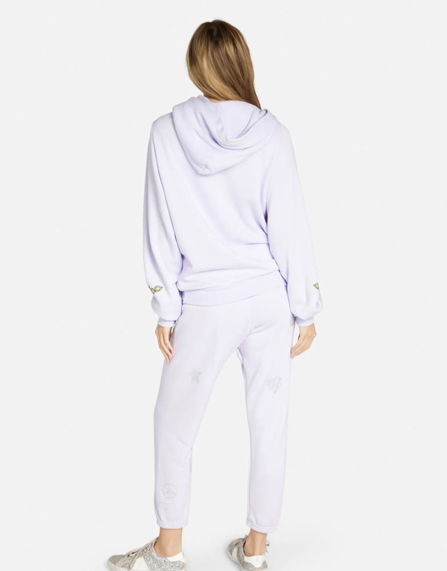 New Diamond Happyface Hoodie In Lt Purple | Trina By Women Hoodies