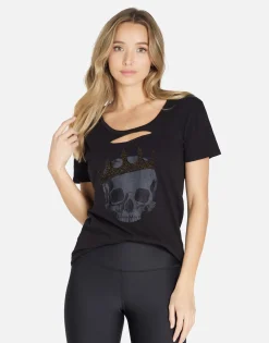 Outlet Diamond Royal Skull Vintage Tee In | Myra X By Women Short Sleeve