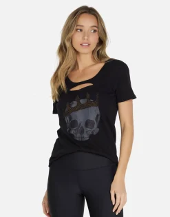 Outlet Diamond Royal Skull Vintage Tee In | Myra X By Women Short Sleeve