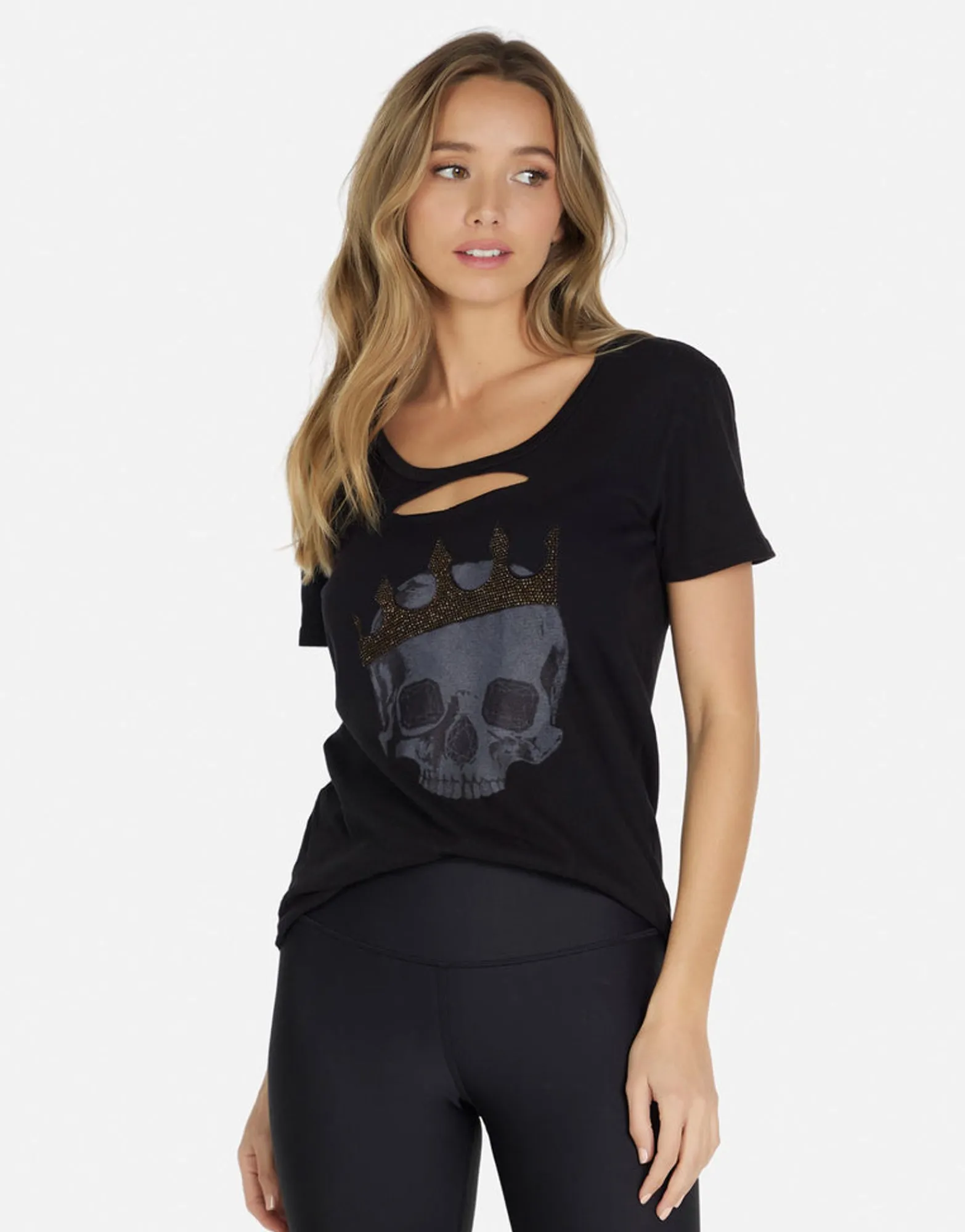 Outlet Diamond Royal Skull Vintage Tee In | Myra X By Women Short Sleeve