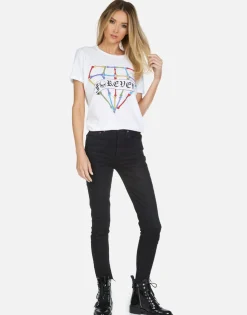 Best Edda Bone Diamond Women Short Sleeve