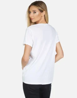 Best Edda Bone Diamond Women Short Sleeve
