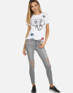 Best Sale Edda Elephant Elements Women Short Sleeve