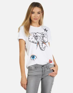 Best Sale Edda Elephant Elements Women Short Sleeve