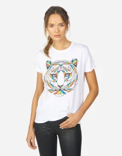 Online Edda Geo Tiger Women Short Sleeve