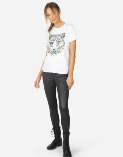 Online Edda Geo Tiger Women Short Sleeve