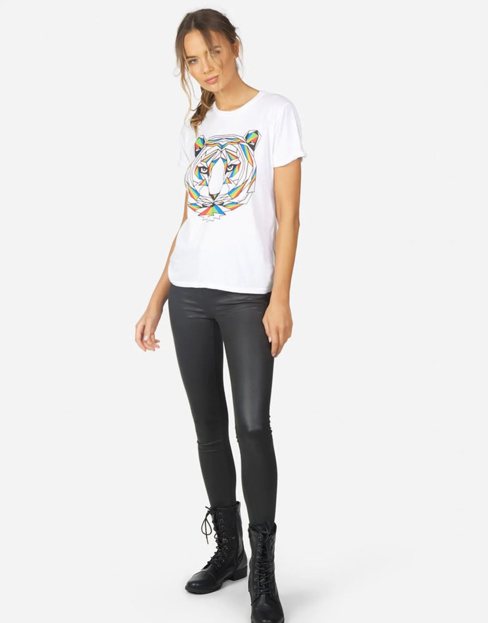 Online Edda Geo Tiger Women Short Sleeve