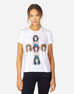 Online Edda Guns N' Roses Cross Women Short Sleeve