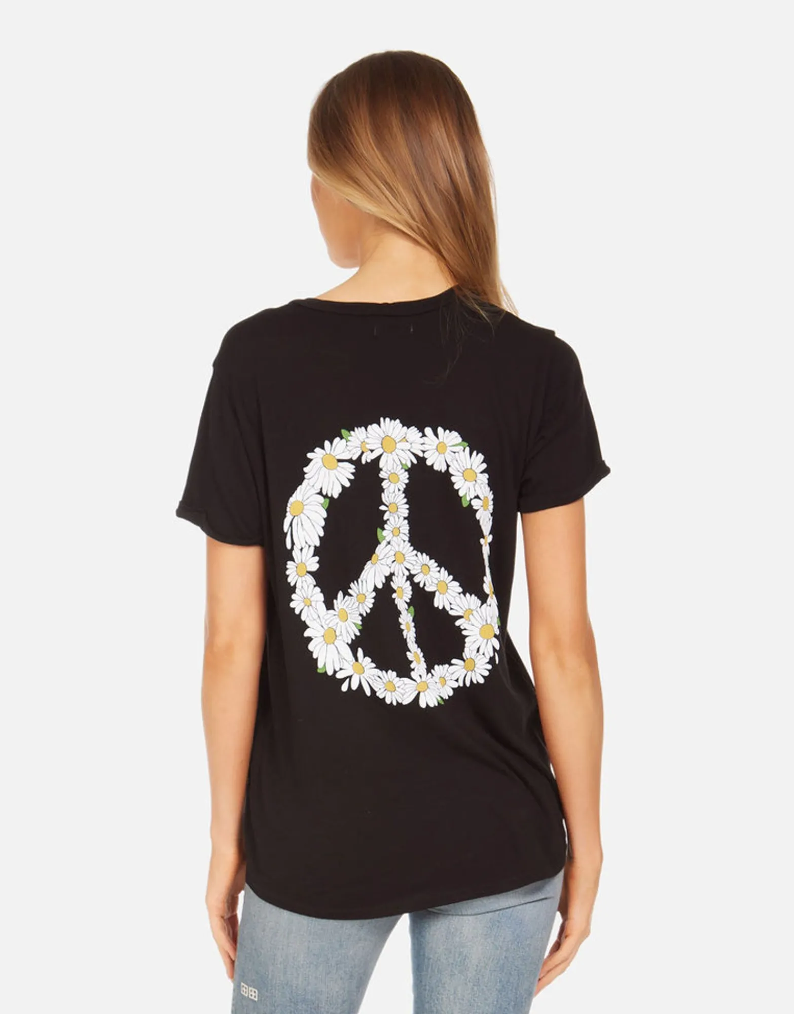 Best Sale Edda Happy Daisy Peace Women Short Sleeve