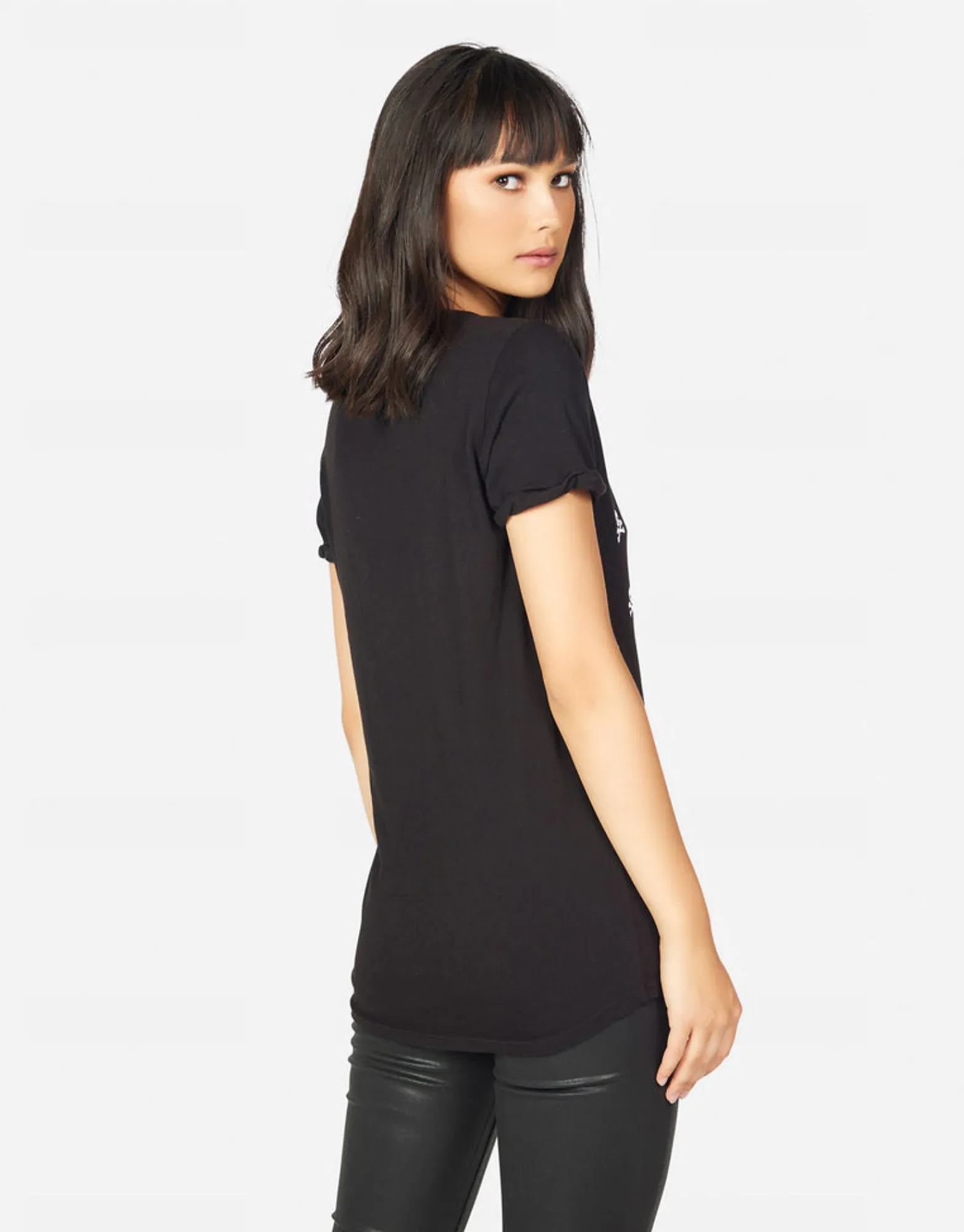 Online Edda Mini Cross Bone Skulls Women Short Sleeve