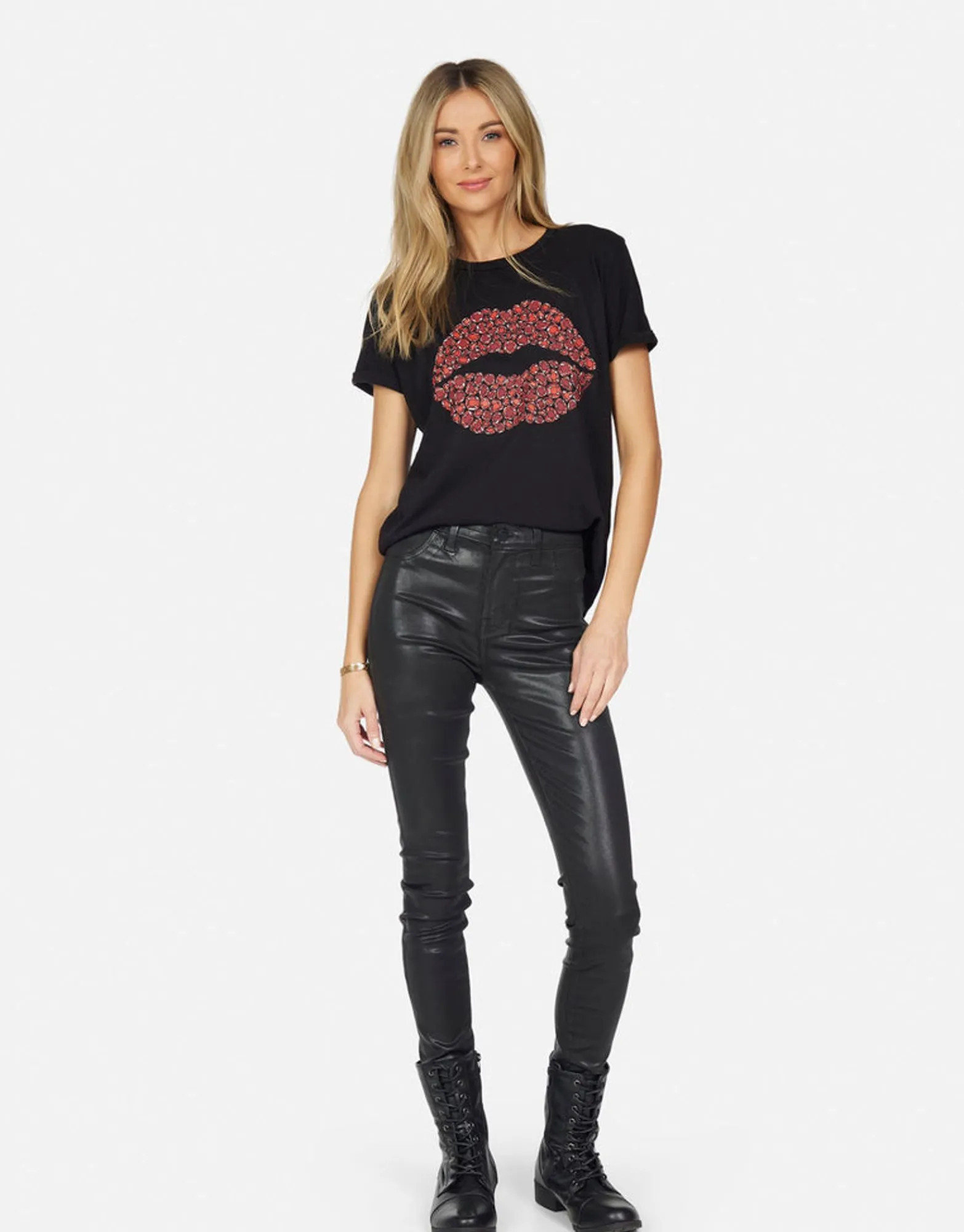 Outlet Edda Ruby Lip Women Short Sleeve