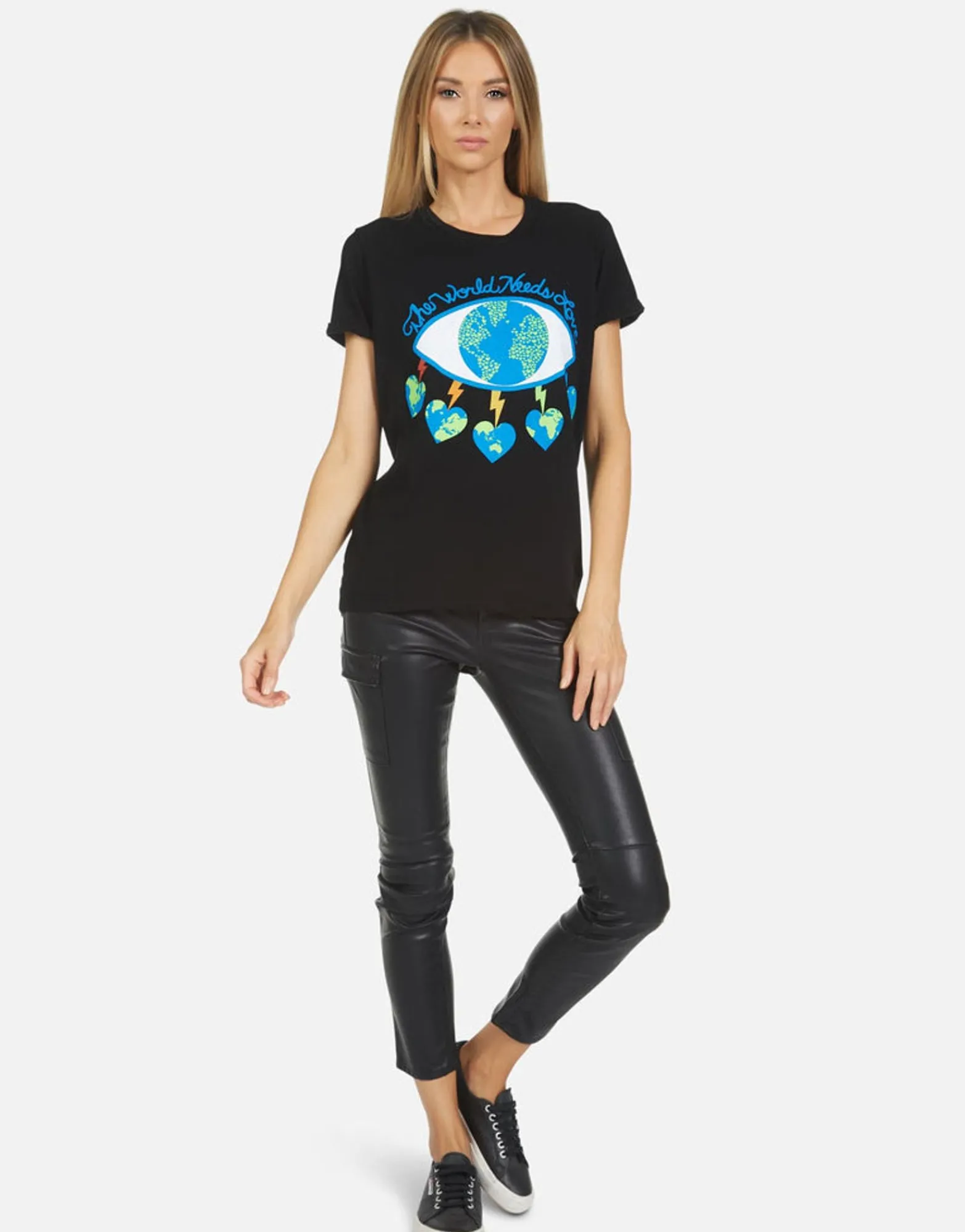 Best Edda World Eye Love Women Short Sleeve