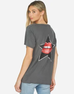 Outlet Elara Star Lip Women Short Sleeve