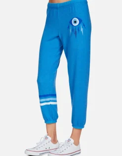 Outlet Electric Evil Eye Crop Sweat Pant | Alana By Women Crop Sweatpants