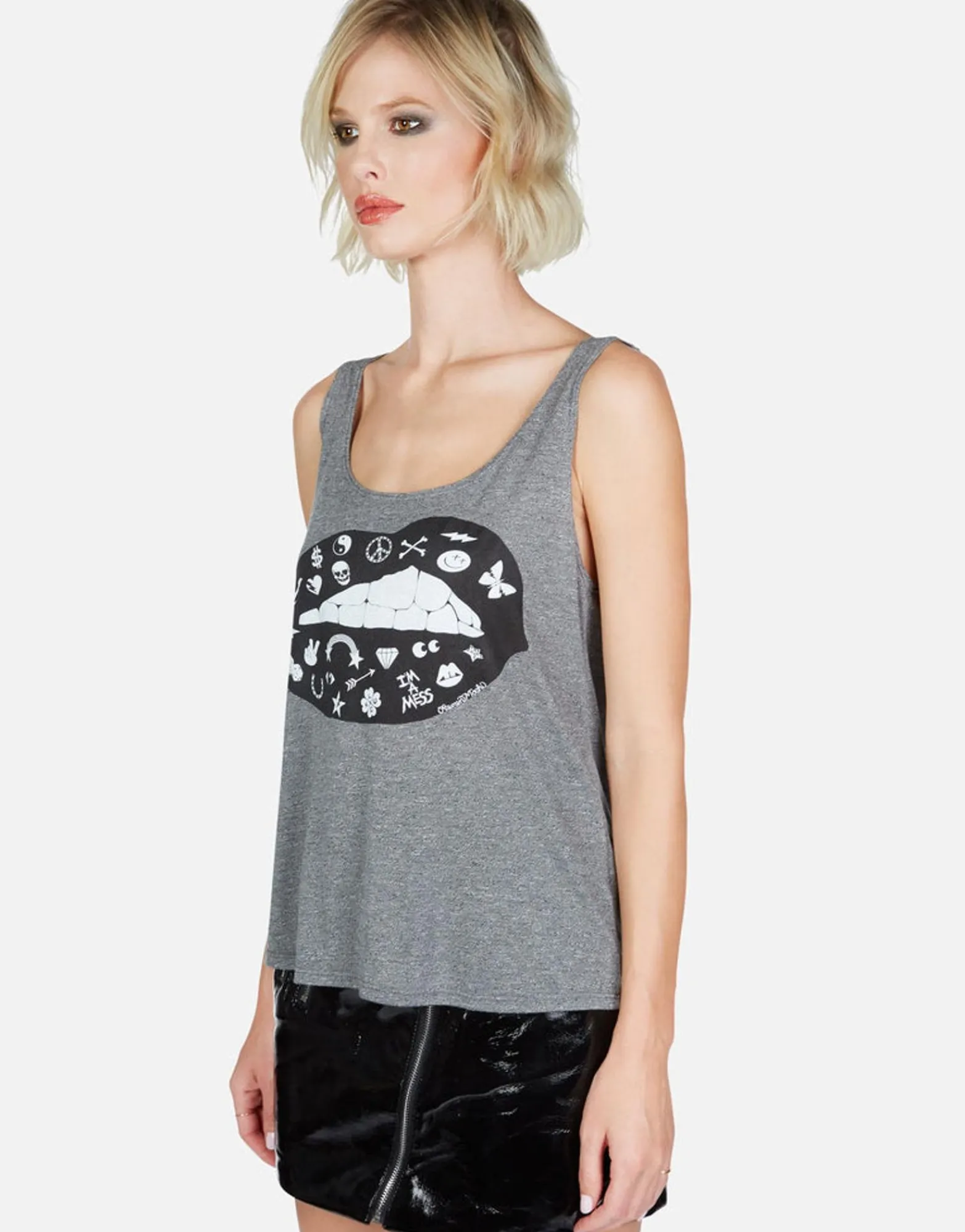 Cheap Elements Lip Classic Scoop Neck Tank | Julianna By Women Tanks