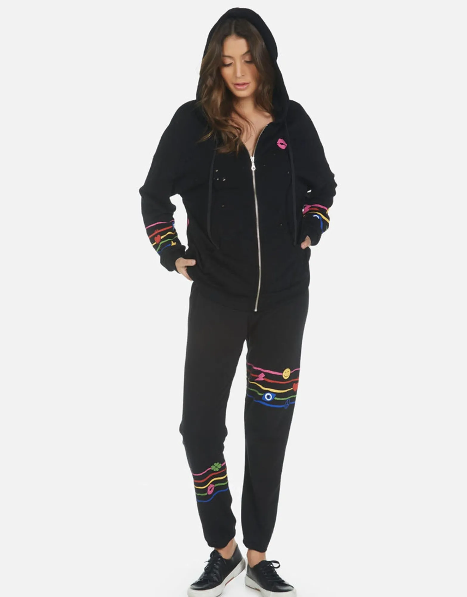 Clearance Elements Rainbow Classic Sweatpant | Brynn By Women Long Sweatpants