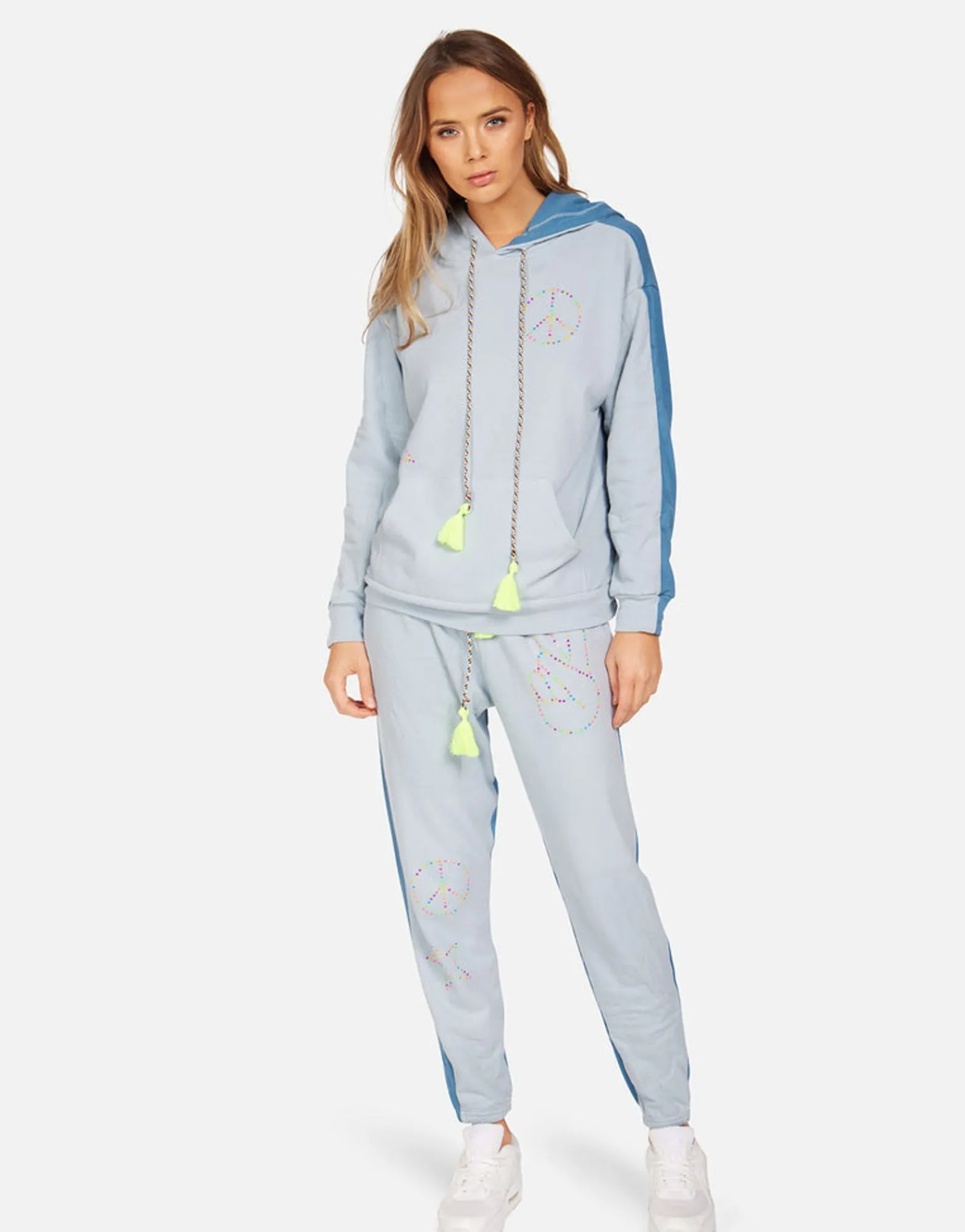 Best Ellison X Neon Stud Peace Women Crop Sweatpants