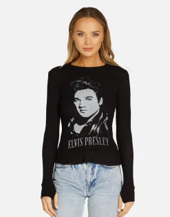 Hot Elvis Presley Fitted Thermal In | Mckinley By Women Long Sleeve