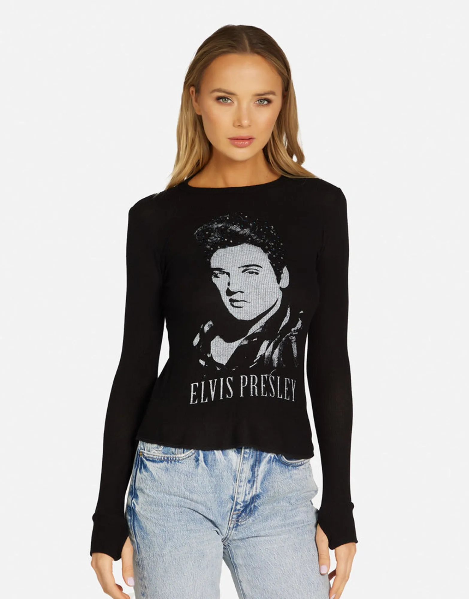 Hot Elvis Presley Fitted Thermal In | Mckinley By Women Long Sleeve