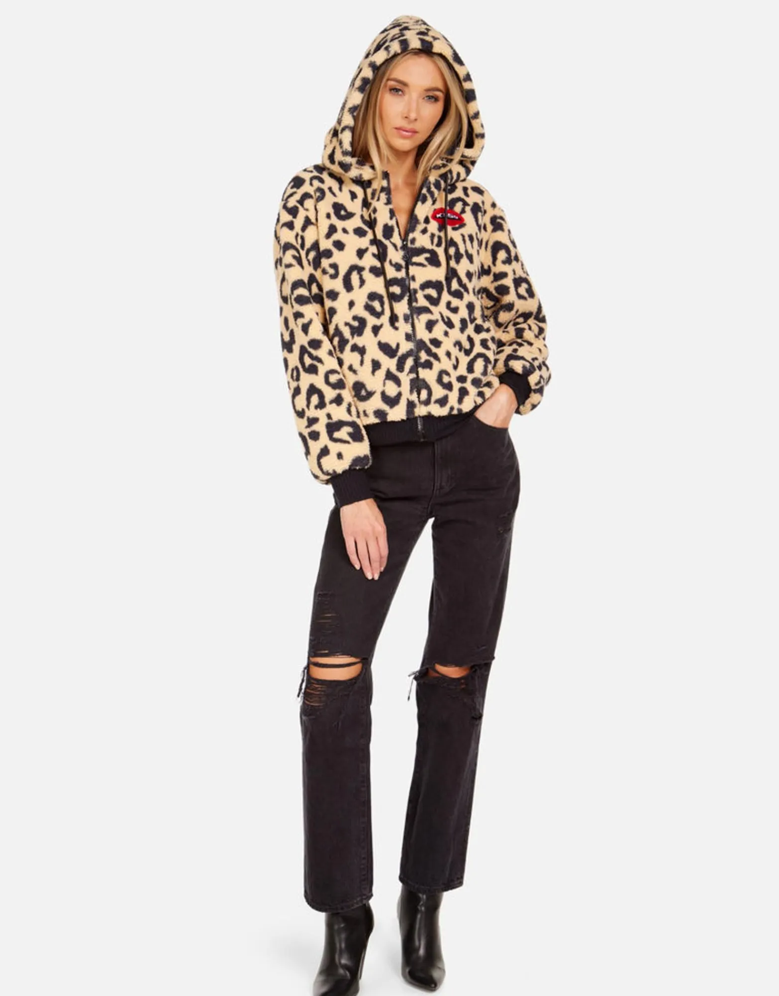 Hot Esperanza X Red Kiss Lip Women Hoodies