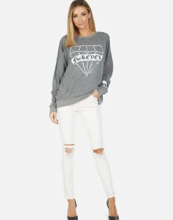 Store Flora Bone Diamond Women Long Sleeve
