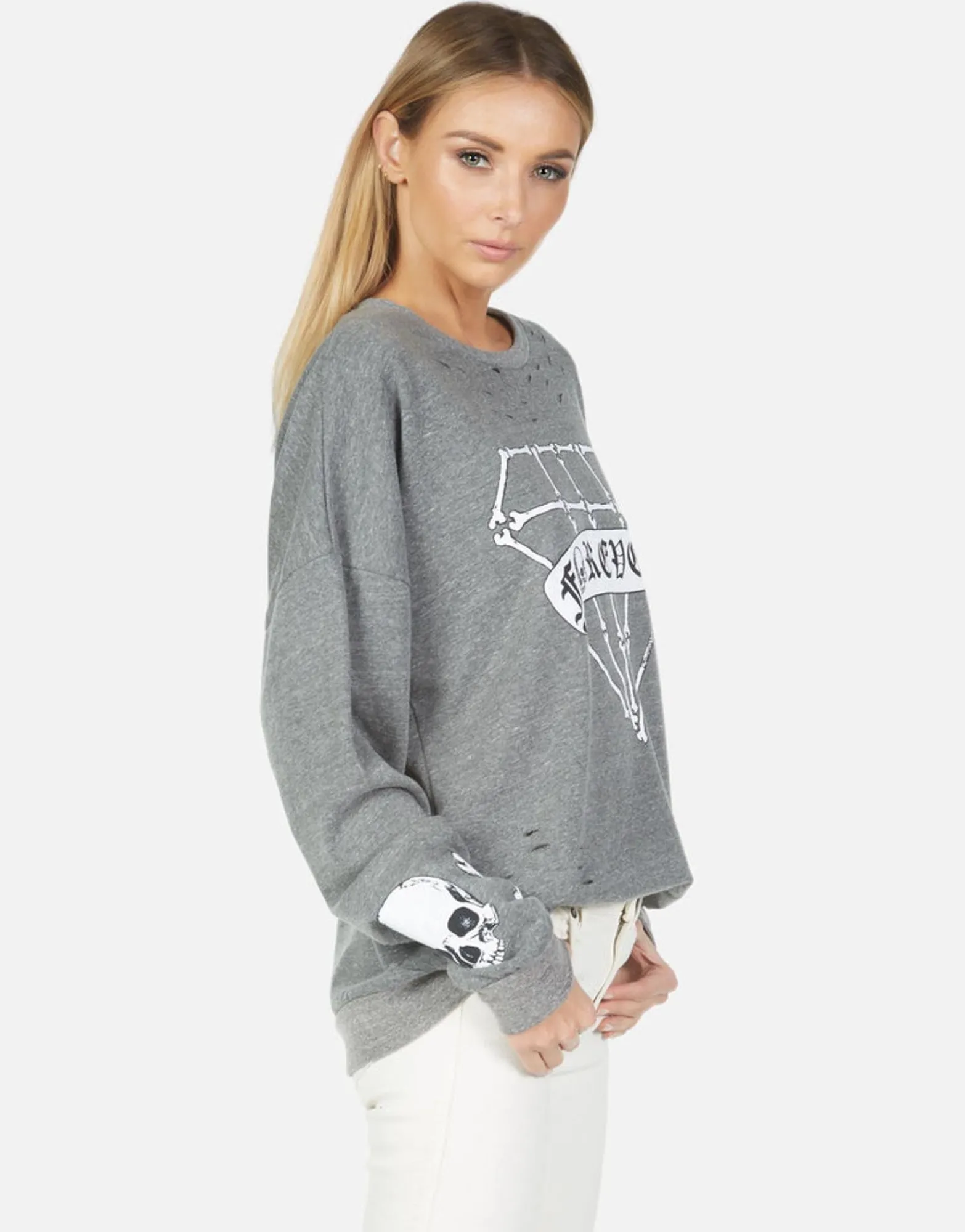 Store Flora Bone Diamond Women Long Sleeve